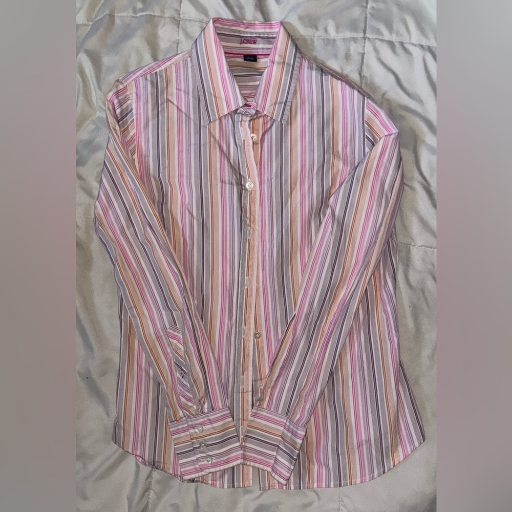 J.Crew Striped Multicolor Women’s Shirt